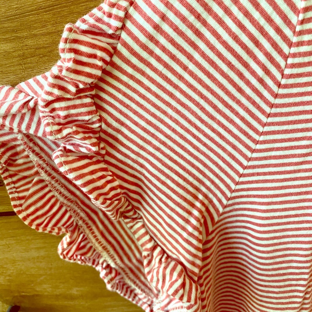 LOFT Ruffle Sleeve Tee